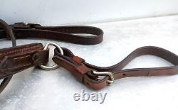 Tex Tan Western Leather Co Imperial Saddle BUCKSTITCH Padded Seat, NICE
