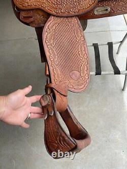 Tex Tan Western Saddle 15.5