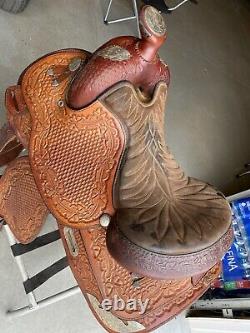 Tex Tan Western Saddle 15.5