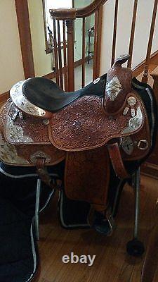 TexTan AQHA Collection Western Show Saddle. Size 15 Seat. Full Quarter Horse Bar