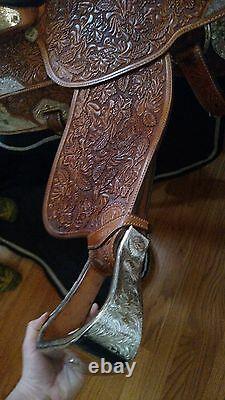 TexTan AQHA Collection Western Show Saddle. Size 15 Seat. Full Quarter Horse Bar