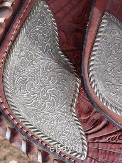 Texas Saddlery 400 Heavy duty Rawhide Western Steer Roping / Ranch Saddle