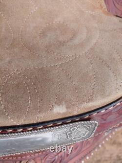 Texas Saddlery 400 Heavy duty Rawhide Western Steer Roping / Ranch Saddle