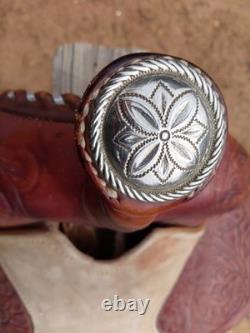 Texas Saddlery 400 Heavy duty Rawhide Western Steer Roping / Ranch Saddle