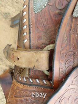 Texas Saddlery 400 Heavy duty Rawhide Western Steer Roping / Ranch Saddle