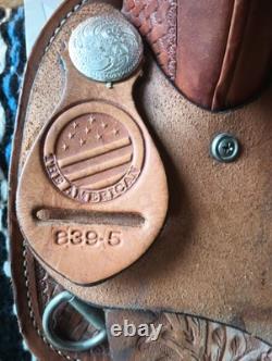 The American Barrel Saddle Gymkhana Trail Western Rodeo 15 Rough out
