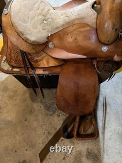 Three Bar Saddlery Western Roping Saddle