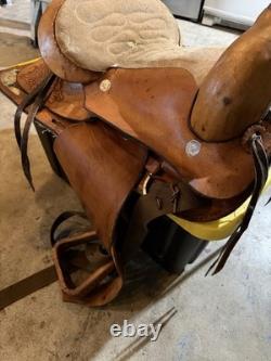 Three Bar Saddlery Western Roping Saddle