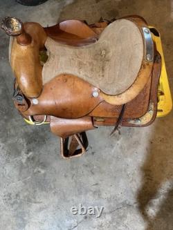 Three Bar Saddlery Western Roping Saddle