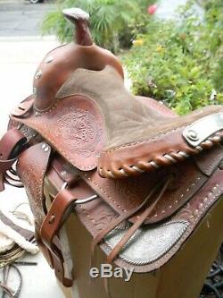 Three Bars Saddlery Roping Horse Saddle Western Design + Accessories