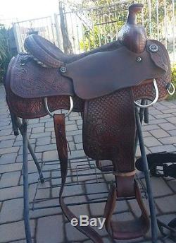 Tod Slone-Cuero Texas Team Roper western saddle 15