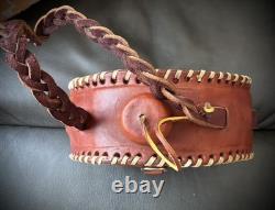 Tooled Leather Canteen by Master Saddle maker Garry McClintock, western, cowboy