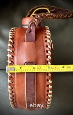 Tooled Leather Canteen by Master Saddle maker Garry McClintock, western, cowboy