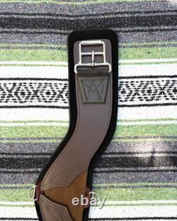 Total Saddle Fit -STRETCHTEC Western Cinch 30 Brown / Neoprene Liner