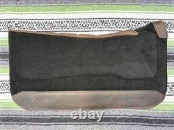 Total Saddle Fit Western SQUISH PAD 32 Large Square Brown Leather