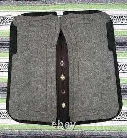 Total Saddle Fit Western SQUISH PAD 32 Large Square Brown Leather