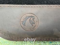 Total Saddle Fit Western SQUISH PAD 32 Large Square Brown Leather