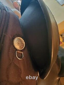 Tough 1 Western Saddle King Series Krypton Synthetic Horn KS4 17 Seat