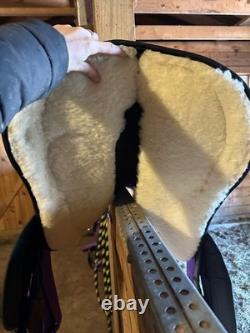 Tough1 14 Western Trail Saddle Purple