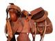 Trail Saddle Western Horse Pleasure Floral Tooled Leather Tack Set 15 16 17 18
