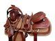 Trail Saddle Western Pro Pleasure Tooled Leather Used Horse Tack Set 15 16 17 18