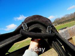 Treeless western endurance saddle synthetic no horn