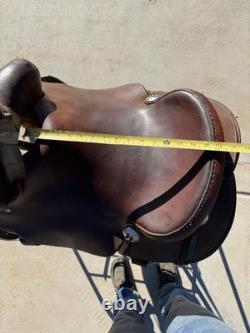 Trent Ward Ranch cutter Western Saddle 15.5 Seat Great Condition- Used