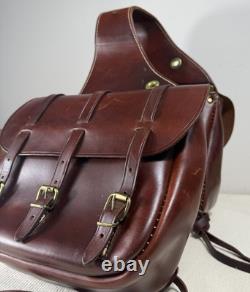 Triple K Cavalry Western Saddlebag High Quality Leather USA Cowboy Country Rodeo