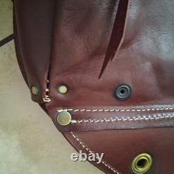 Triple K Cavalry Western Saddlebag High Quality Leather USA Cowboy Country Rodeo