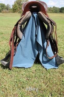Tucker Endurance Trail Saddle- 16.5 seat- WIDE tree- ONLY used 3 times