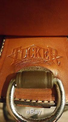 Tucker High Plains Trail 16.5 inches Saddle in rare color with saddle pad