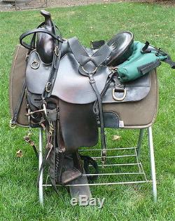 Tucker Trail Saddle, Black 15.5 Seat, With Extras/Accessories, Trail Riding