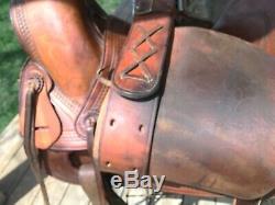 US Military Saddle made by Lichtenberger-Ferguson, Vintage Western Saddle