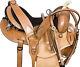 Used 15 Round Skirt Leather Western Barrel Racer Pleasure Horse Saddle Tack Set