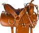 Used 17 Western Barrel Racing Pleasure Trail Leather Show Horse Saddle Tack Set