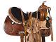 Used Western Pleasure Trail Barrel Racing Horse Leather Saddle Tack Set 15 16