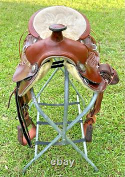 Ultralightweight Synthetic Western Pleasure Saddle Pony Youth 14 1/2 Inch Seat