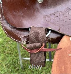Ultralightweight Synthetic Western Pleasure Saddle Pony Youth 14 1/2 Inch Seat