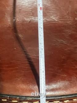 Unbranded Horse Saddle Western Leather Racing Saddle 16 Seat and 8 Gullet