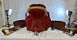 Uncommon Double R USA 15 Western Suede/Rawhide Saddle