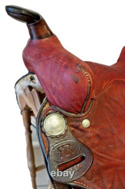 Uncommon Double R USA 15 Western Suede/Rawhide Saddle