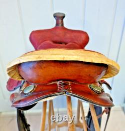 Uncommon Double R USA 15 Western Suede/Rawhide Saddle