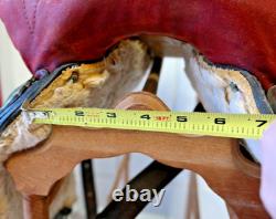 Uncommon Double R USA 15 Western Suede/Rawhide Saddle