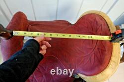 Uncommon Double R USA 15 Western Suede/Rawhide Saddle