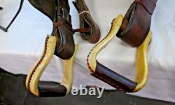 Uncommon Double R USA 15 Western Suede/Rawhide Saddle