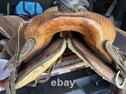 Unique Dee Pickett OrthoFlex 15 inch roping saddle