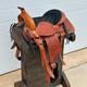 Used 10 Tan Pony Kids Western Horse Leather Saddle