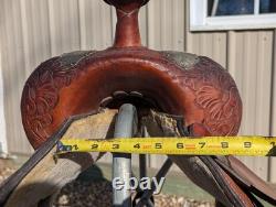 Used 13-1/2 Tex Tan Youth Western Show Saddle