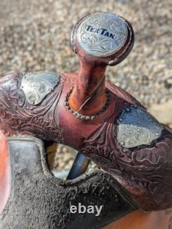 Used 13-1/2 Tex Tan Youth Western Show Saddle