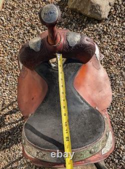 Used 13-1/2 Tex Tan Youth Western Show Saddle
